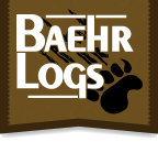 Baehr Log Homes - Logo